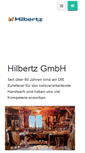 Mobile Screenshot of hilbertz-gmbh.de